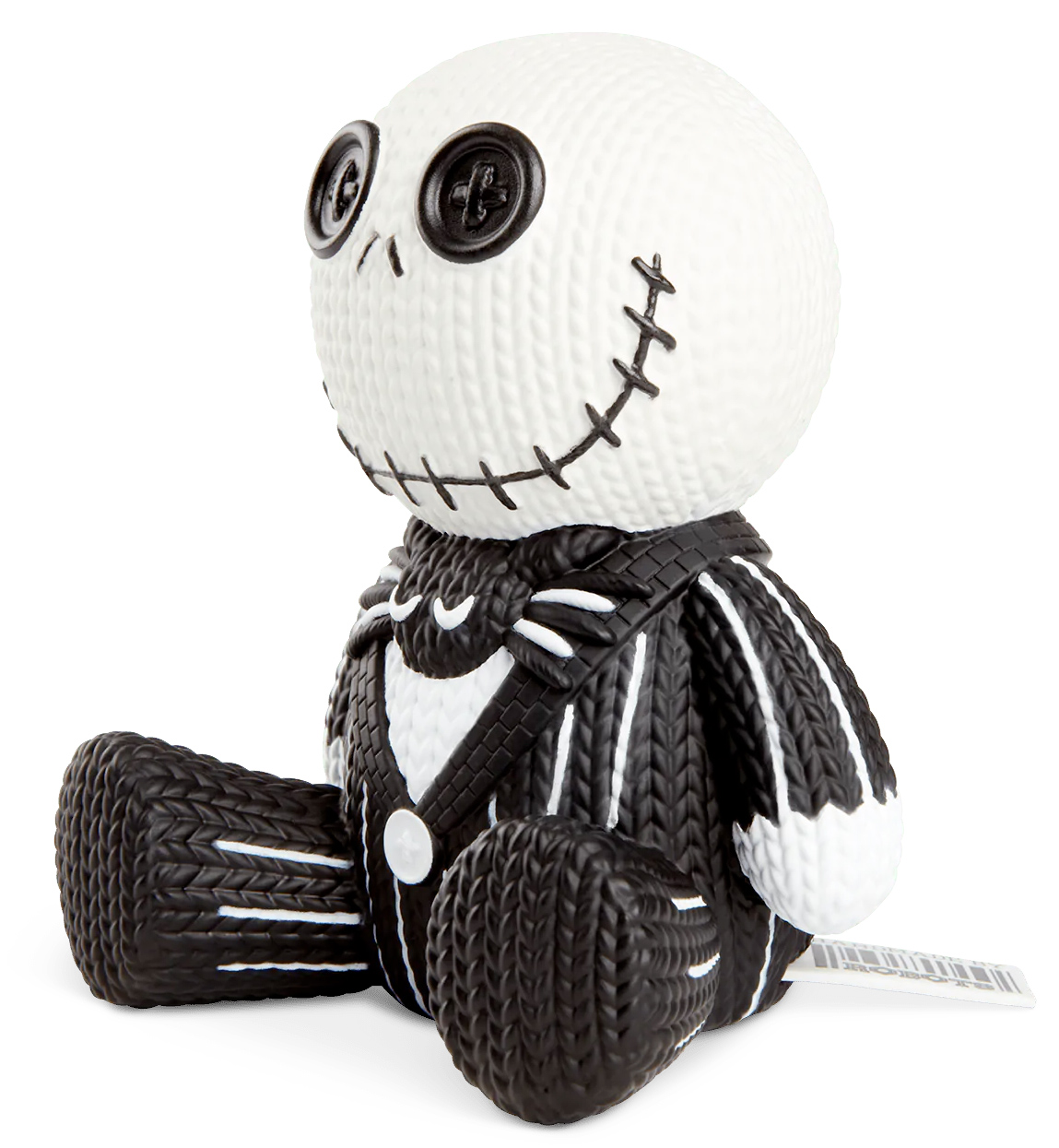 Jack Skellington Handmade By Robots - Boneco de Vinil Fosforescente no Estilo Crochê Amigurumi