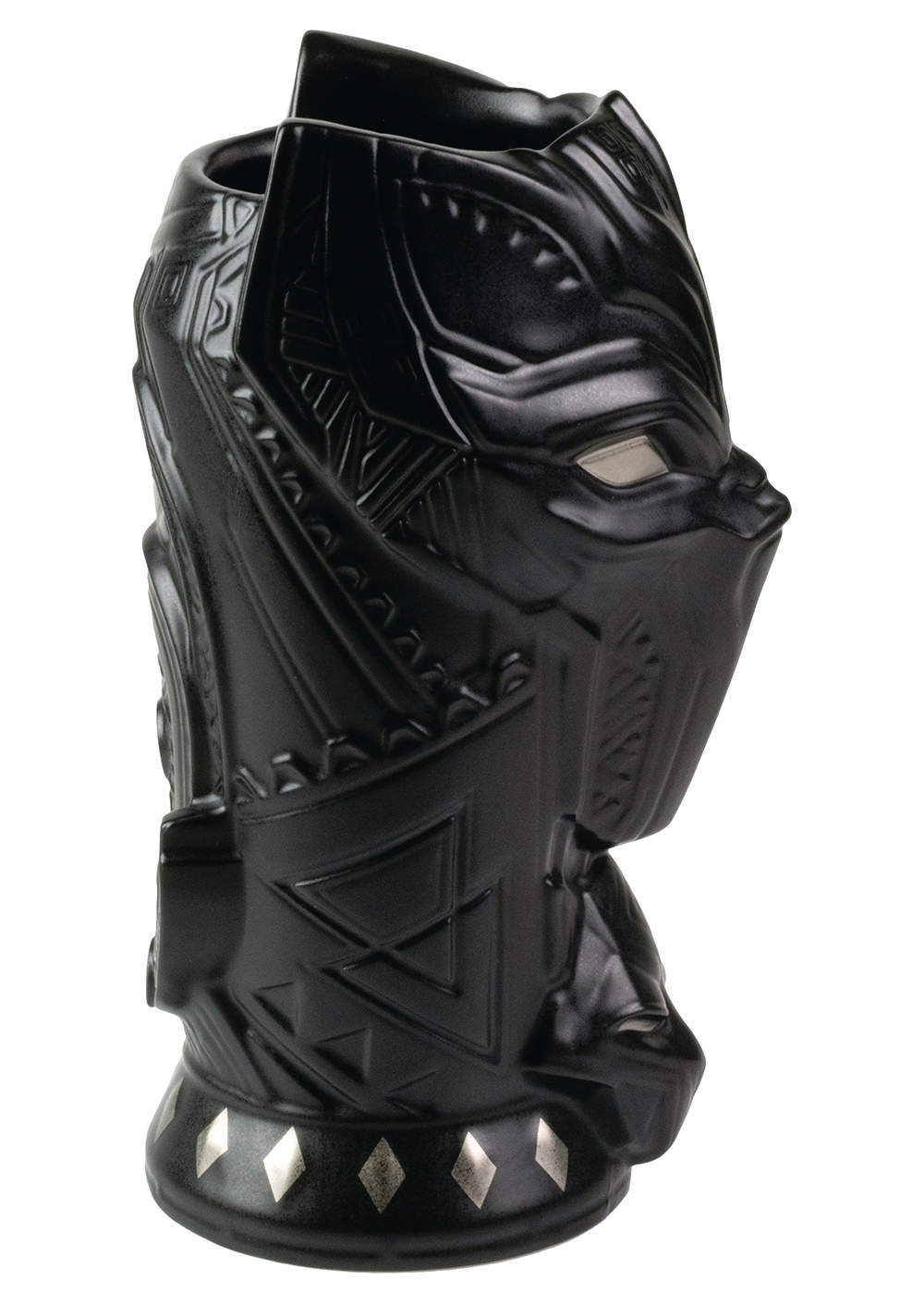Caneca Tiki Mondo Pantera Negra (Black Panther) em Estilo Moai