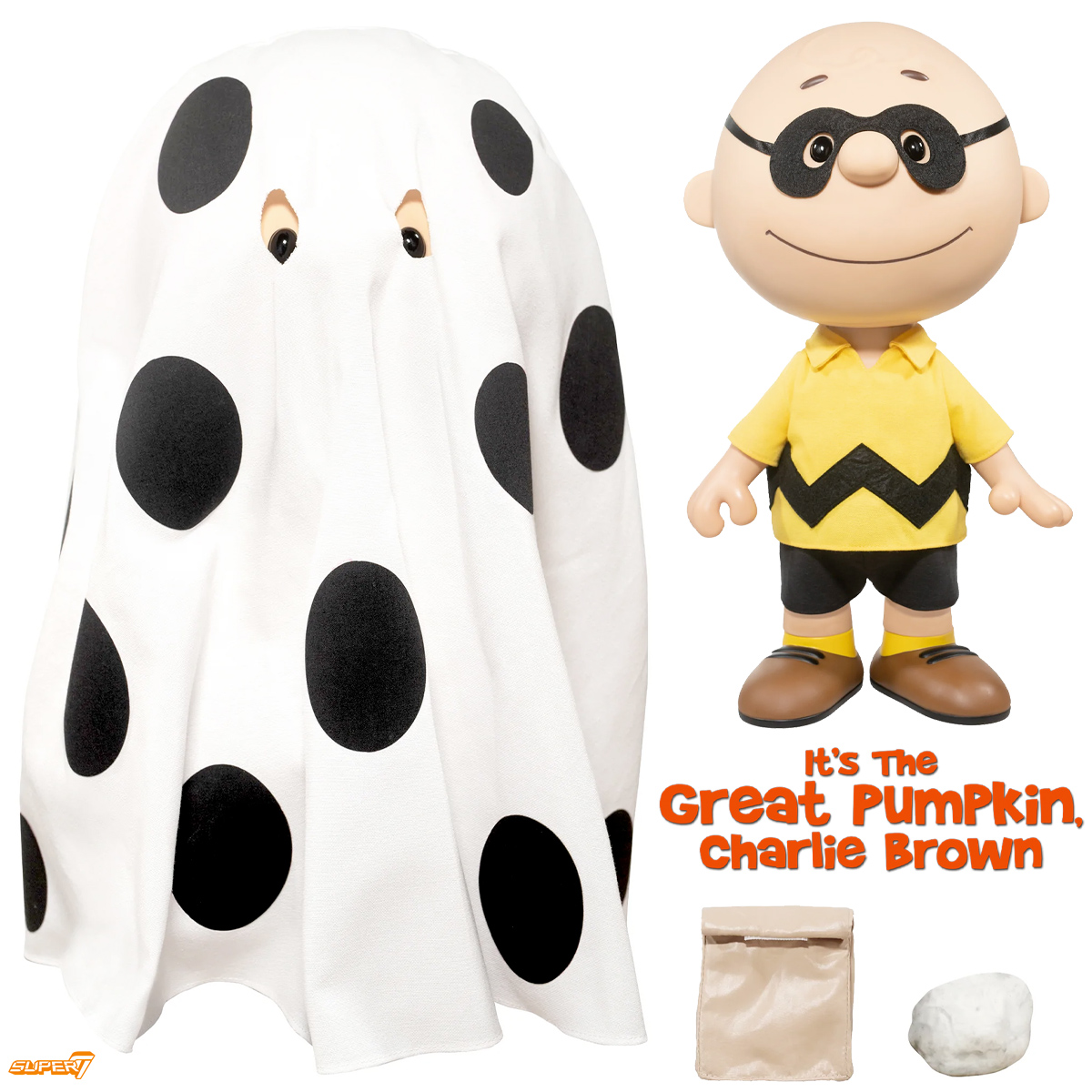 Boneco Gigante Charlie Brown e a Grande Abóbora Supersize (Lençol Fantasma)