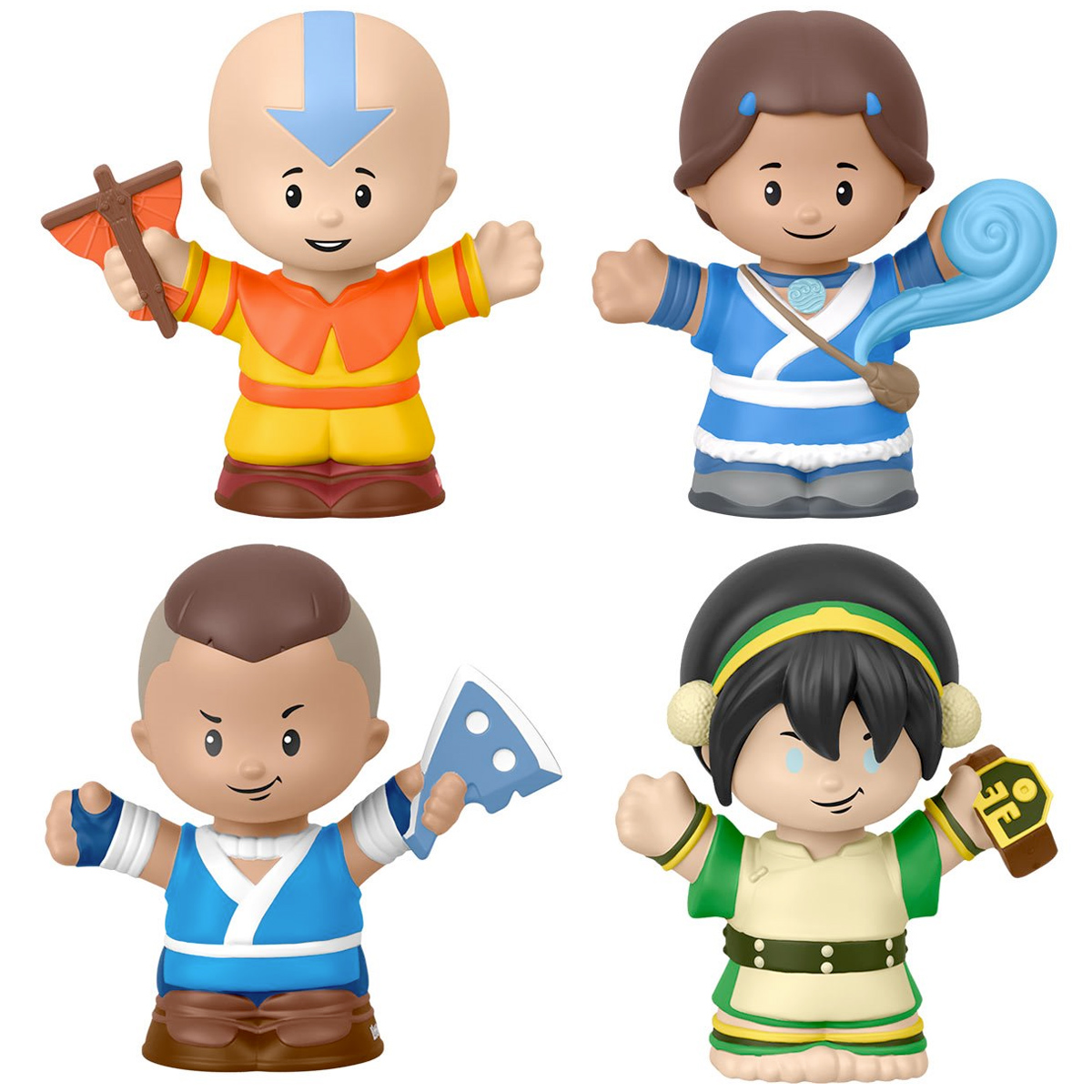 Bonecos Avatar: A Lenda de Aang Little People Collector (Fisher-Price)