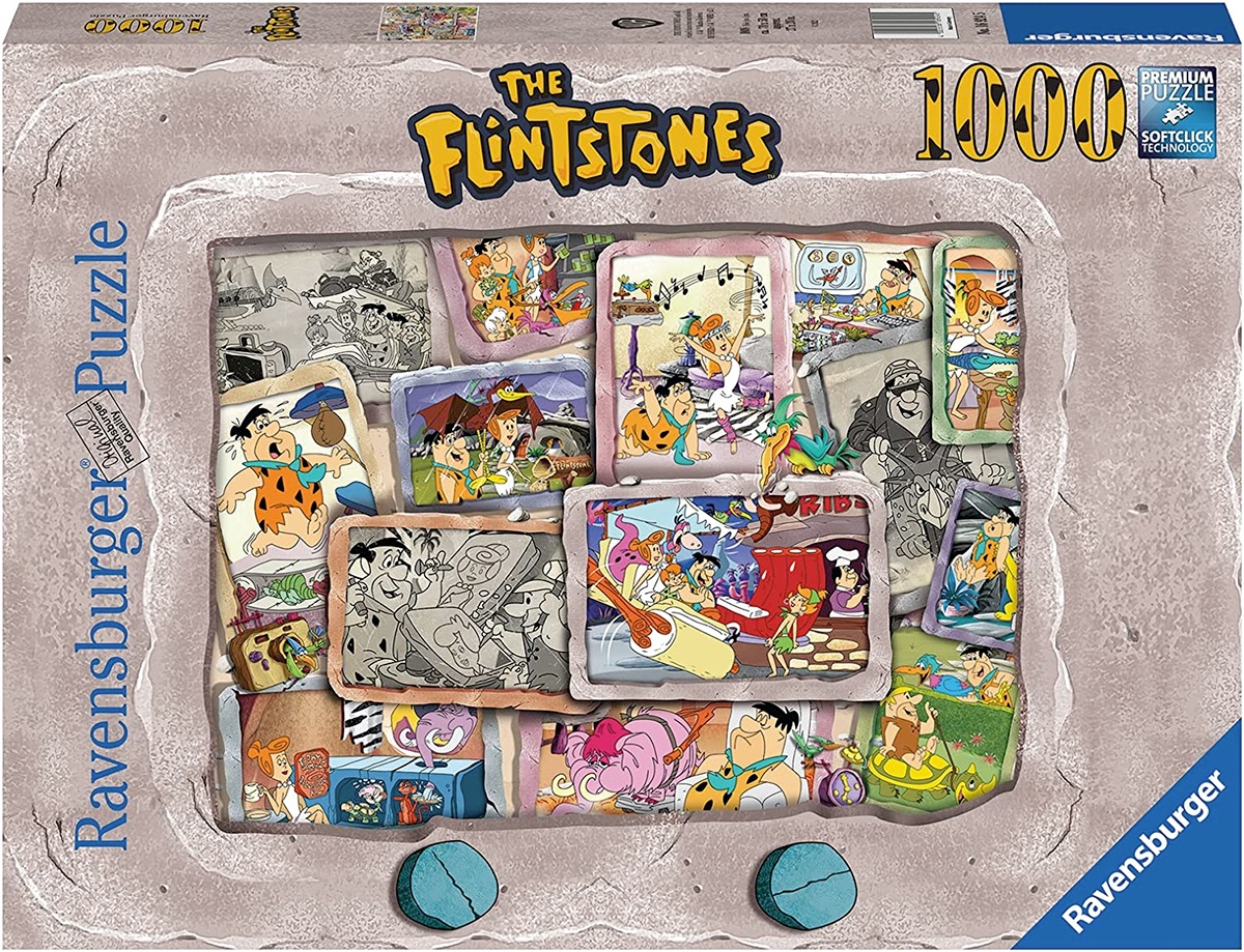 Quebra-Cabeça Os Flintstones e seus Gadgets Pré-Históricos com 1.000 peças (Ravensburger)