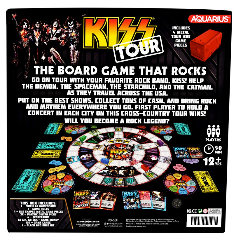 kiss tour board game review