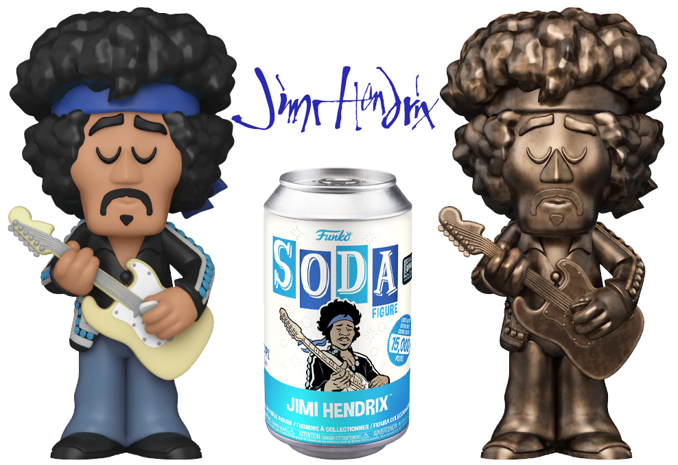 Boneco Jimi Hendrix Vinyl SODA