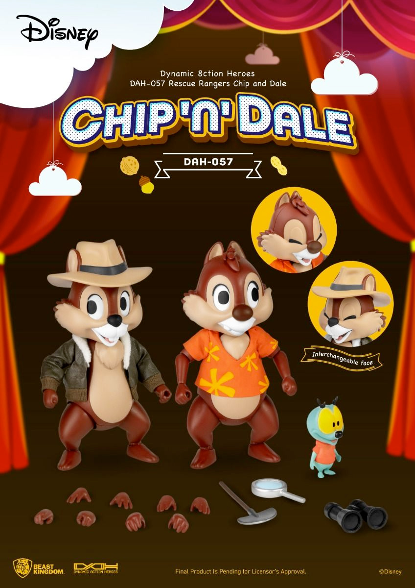 Rescue Rangers Chip and Dale Dynamic Action Heroes