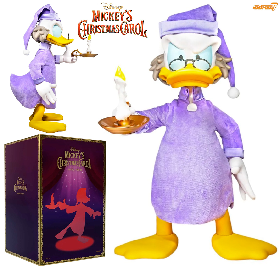 Boneco Gigante Tio Patinhas como Ebenezer Scrooge Supersize em Mickey's Christmas Carol (Super7)