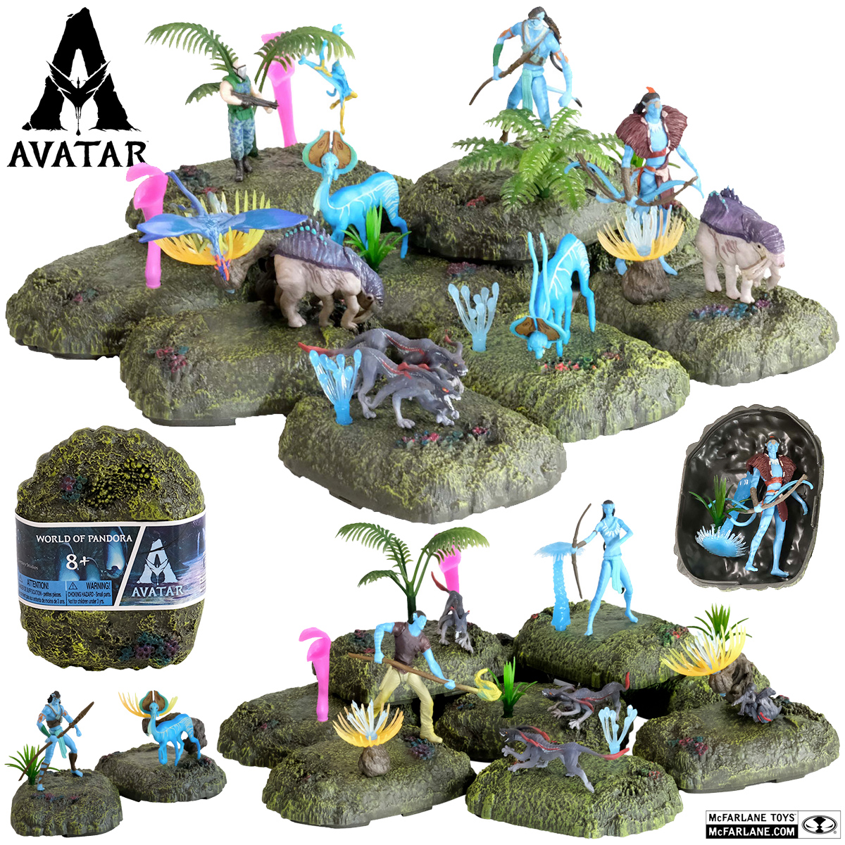 Mini Figuras Avatar De James Cameron World Of Pandora Blind Box