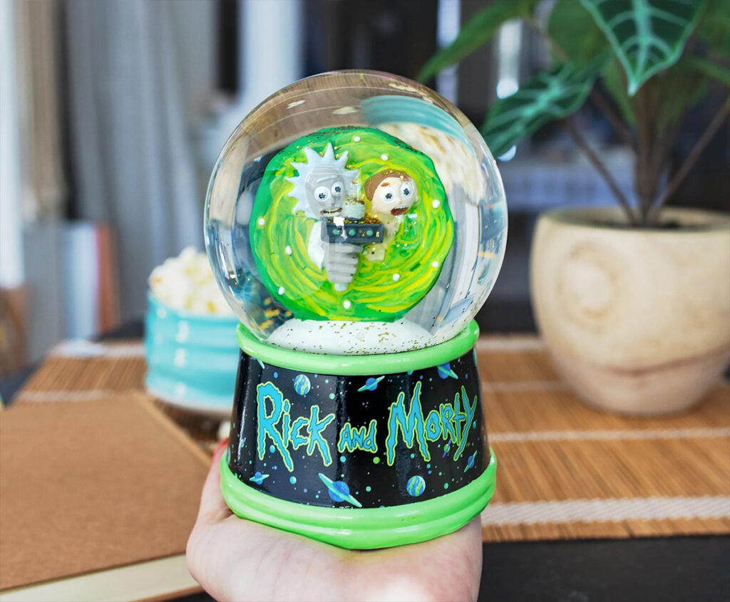 Cavo Ricarica Lightning Certificato MFI Rick & Morty 1,2m - Effetto Luminoso Fluente - Ricarica Veloce E Sincronizzazione Dati