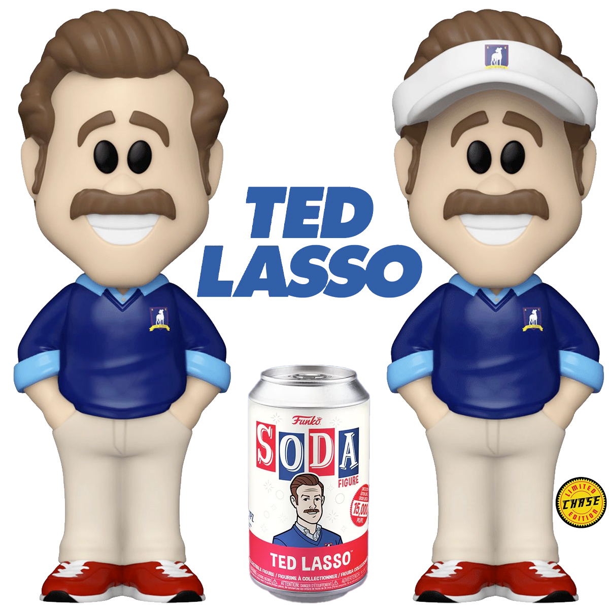 Boneco Ted Lasso Vinyl SODA (Jason Sudeikis)