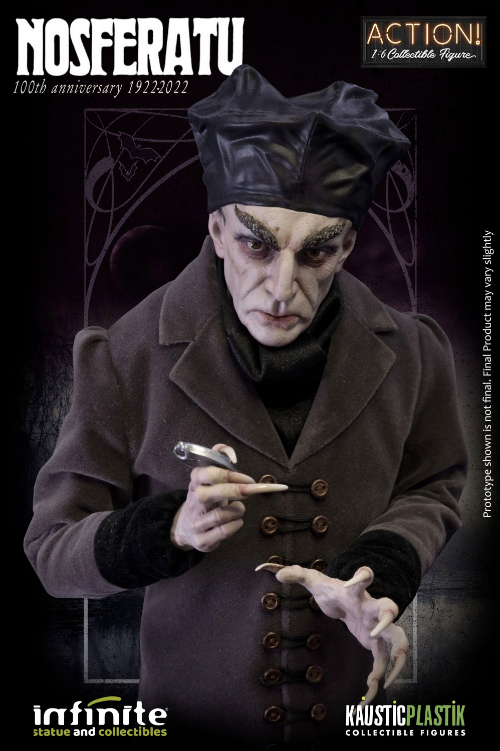 Conde Orlok Nosferatu – Uma Sinfonia de Horror 100 Anos – Action Figure  Perfeita 1:6 Infinite Statue « Blog de Brinquedo