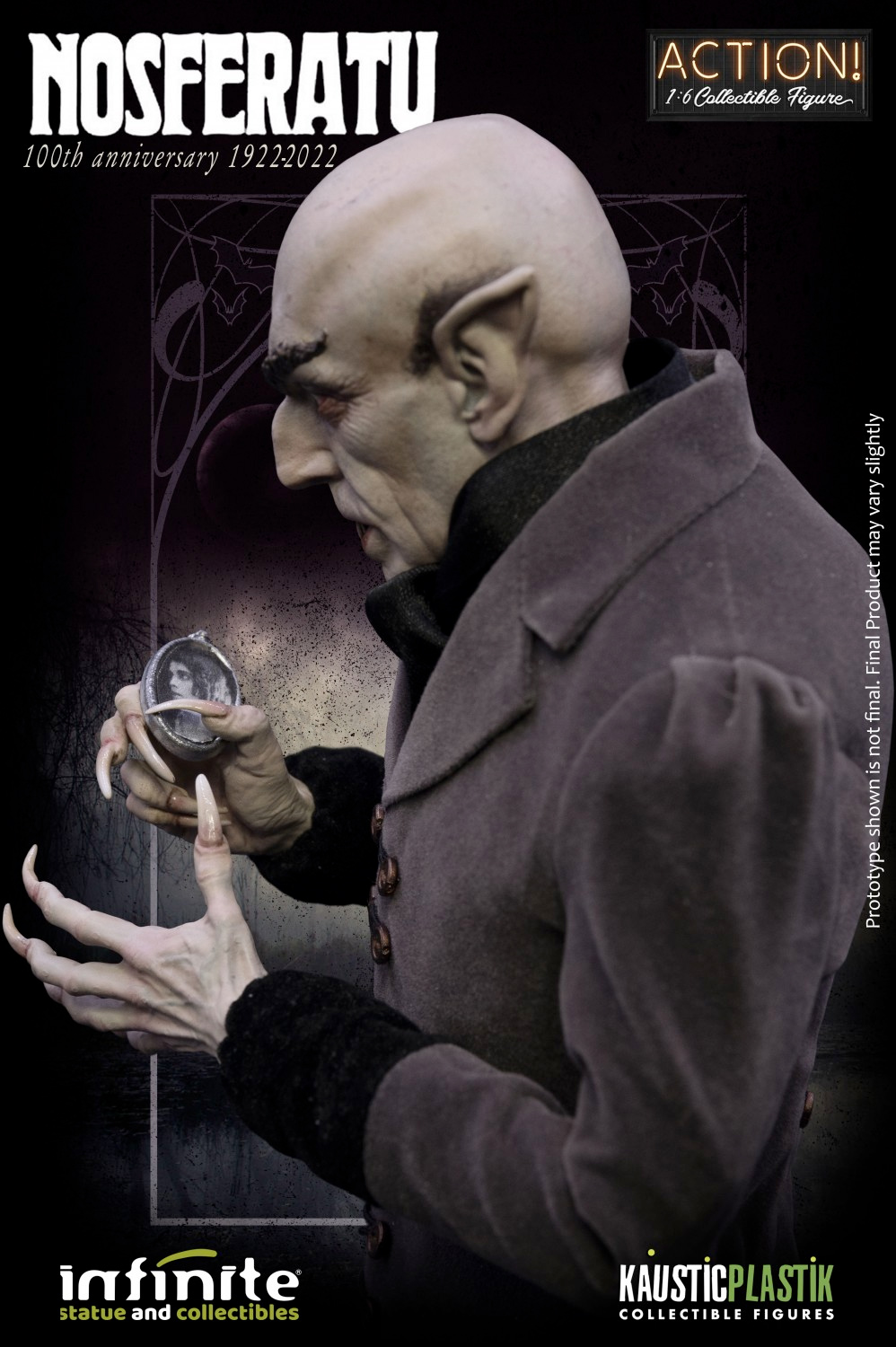 Conde Orlok Nosferatu – Uma Sinfonia de Horror 100 Anos – Action Figure  Perfeita 1:6 Infinite Statue « Blog de Brinquedo