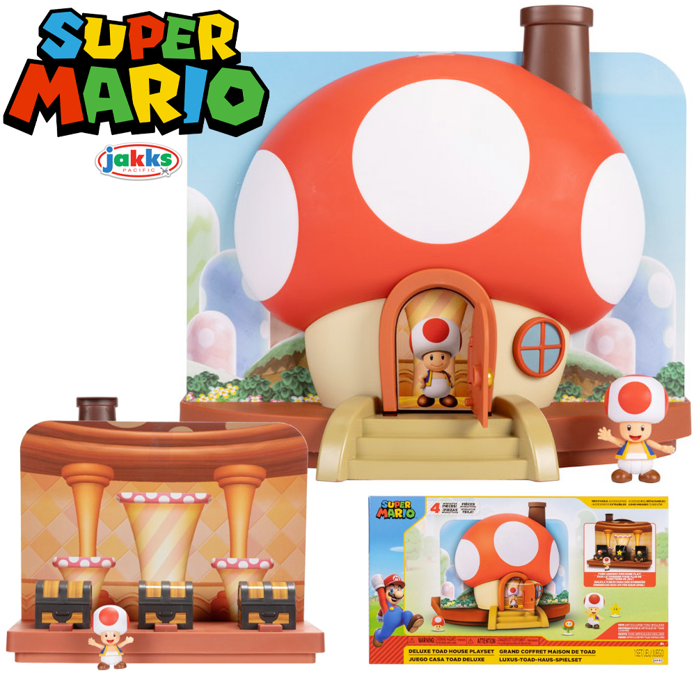 Playset Nintendo Casa Cogumelo 