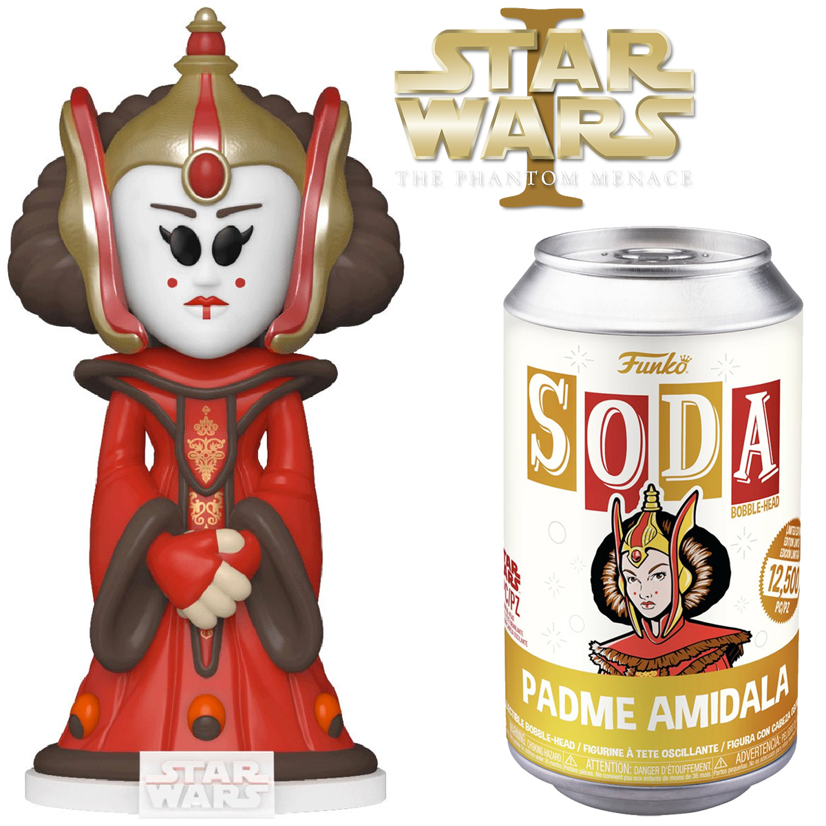 Boneca Padme Amidala Rainha de Naboo Vinyl SODA (Star Wars)