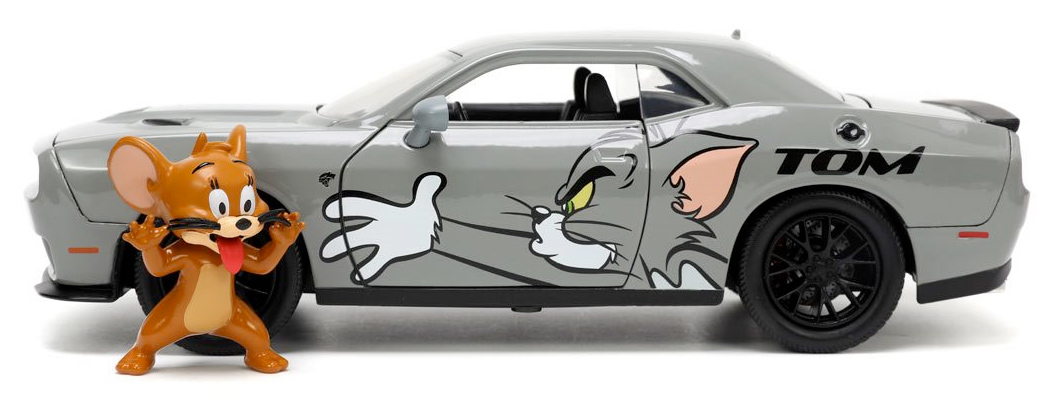Tom e Jerry Hollywood Rides com Dodge Challenger Hellcat