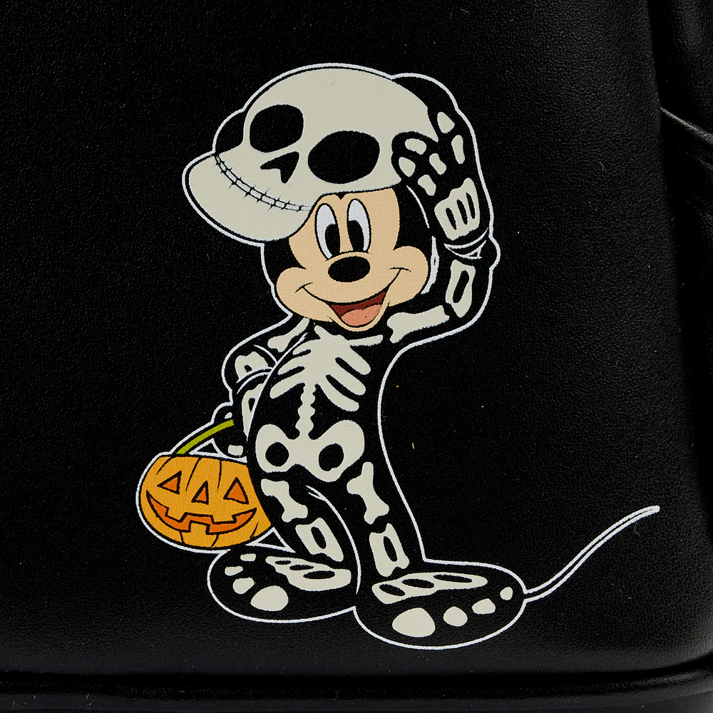 Mickey Mouse Glow Skeleton Mini Backpack