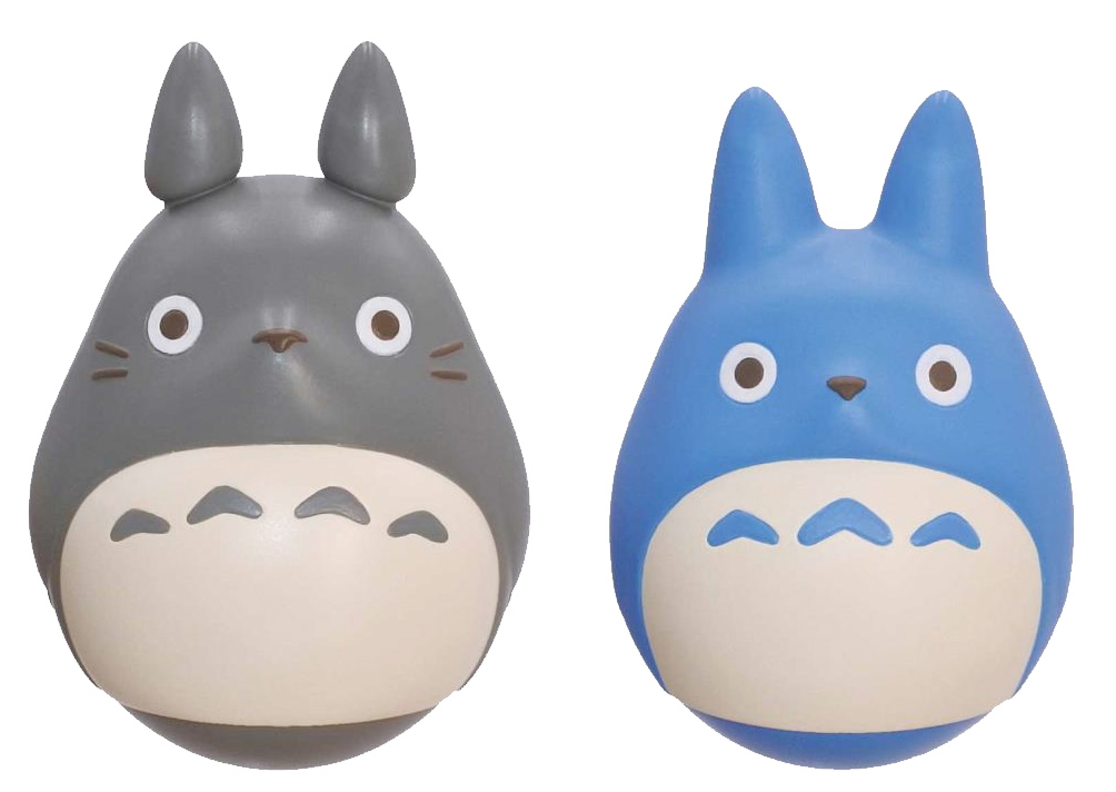 Bonequinhos Meu Amigo Totoro no estilo João-Bobo Sempre de Pé (Hayao Miyazaki)