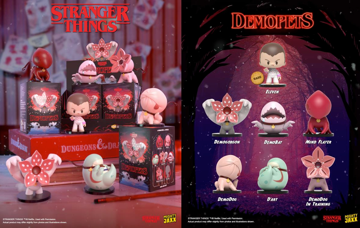 Mini-Figuras Demopets de Stranger Things (Blind-Box)