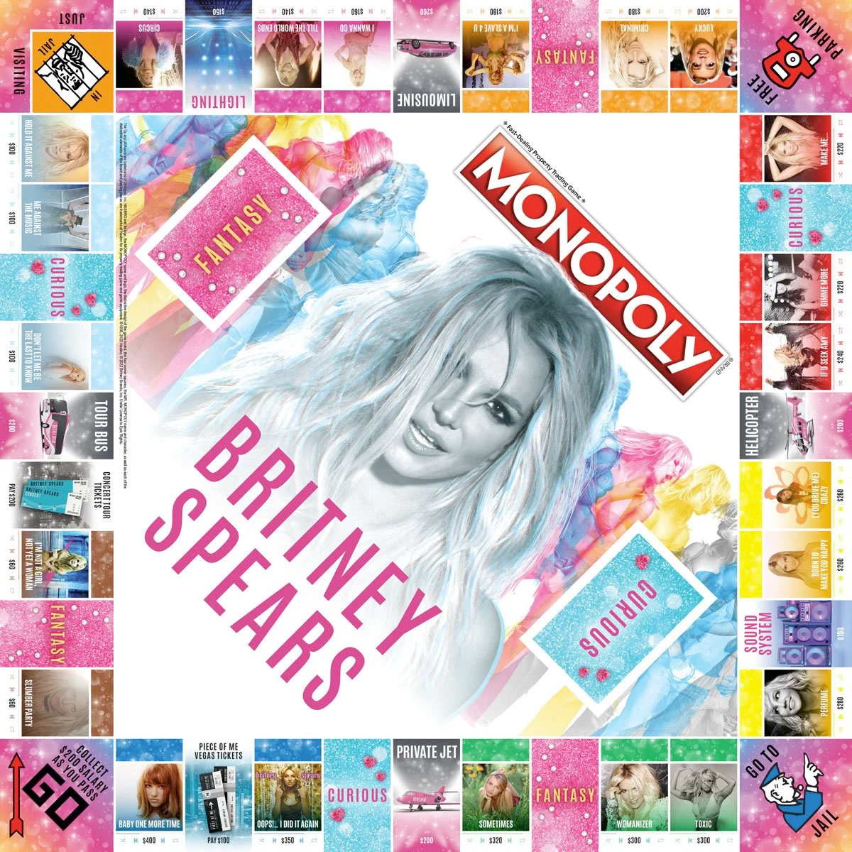 Jogo Monopoly Britney Spears, a Princesa do Pop