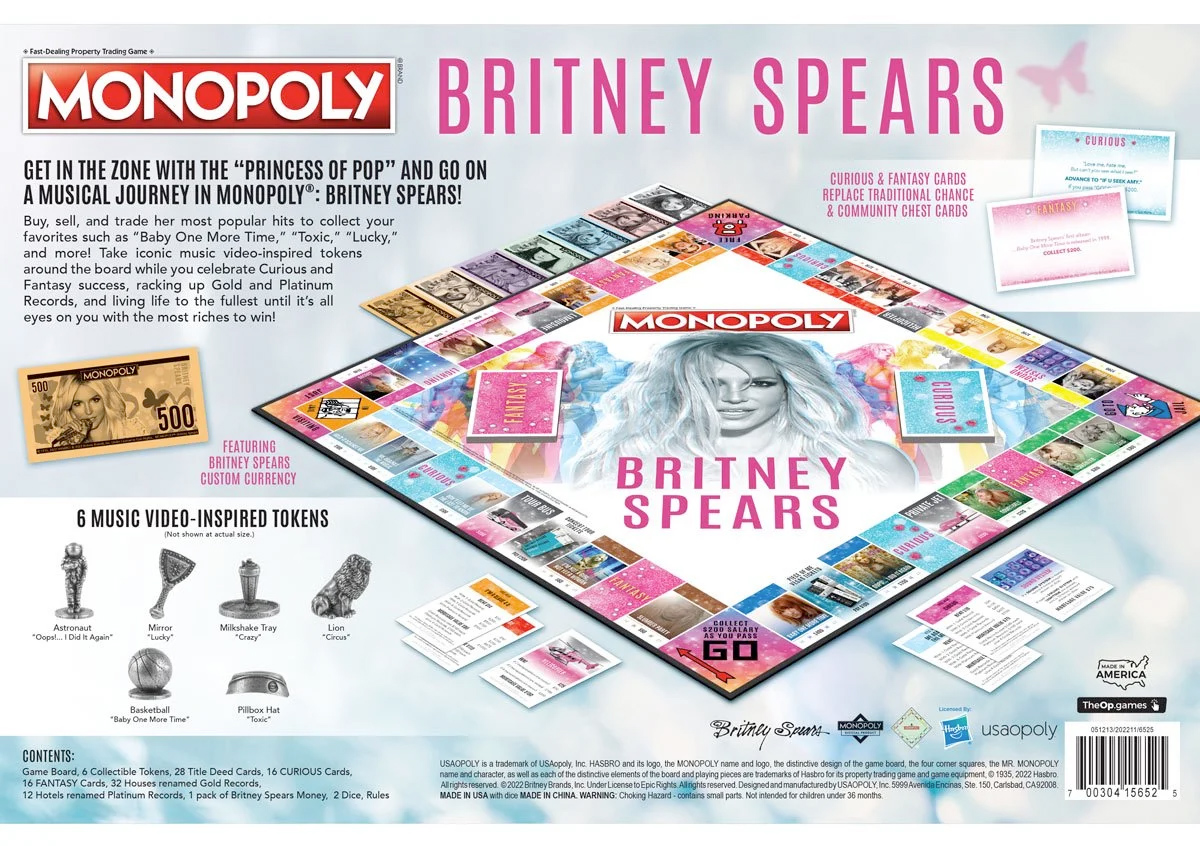Britney Spears Monopoly Game