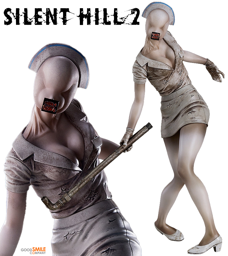 Silent Hill-Boneca de Enfermeira Sem Rosto, Cabeça Triangular, Pirâmide  Vermelha, Filme Móvel, Mão Periférica, Figura Anime, Modelo, Novo, 2