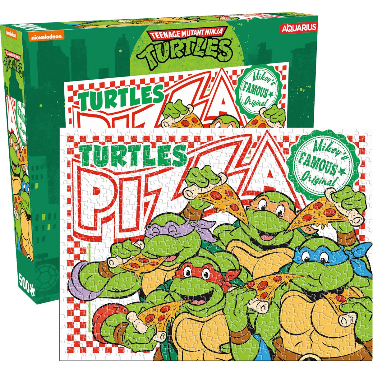 Teenage Mutant Ninja Turtles Pizza 500-Piece Jigsaw Puzzle