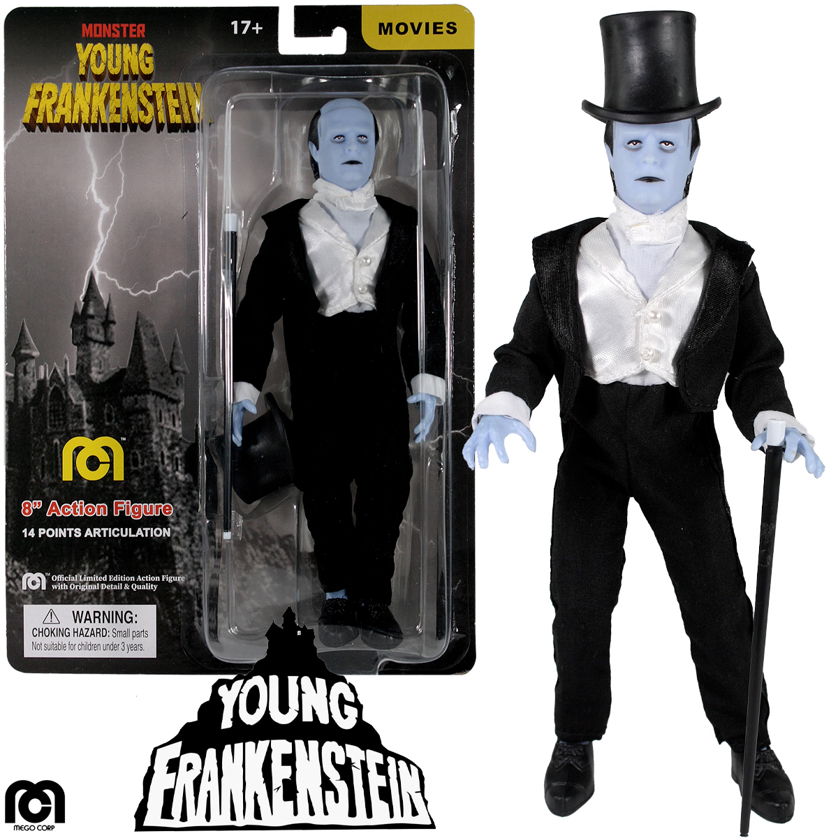 Monstro do Dr. Frederick Frankenstein (Peter Boyle) em O Jovem Frankenstein - Action Figure Mego