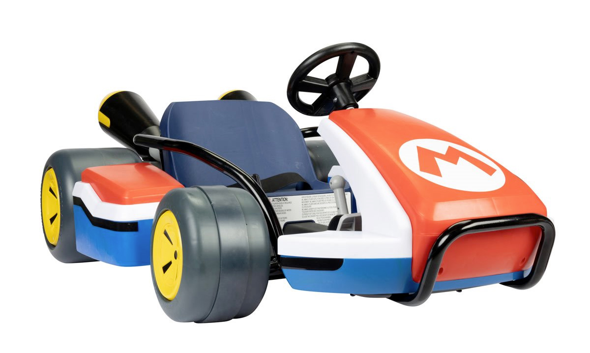 Mario Kart 24V Ride-On Racer - Carro Elétrico Infantil da Jakks Pacific
