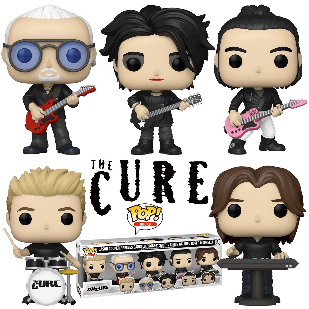Bonecos Pop! Rocks da Banda The Cure