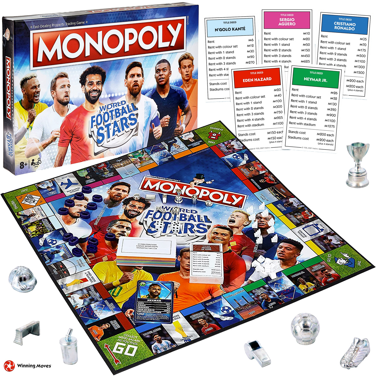 Jogo Monopoly World Football Stars (Copa do Mundo Qatar 2022)