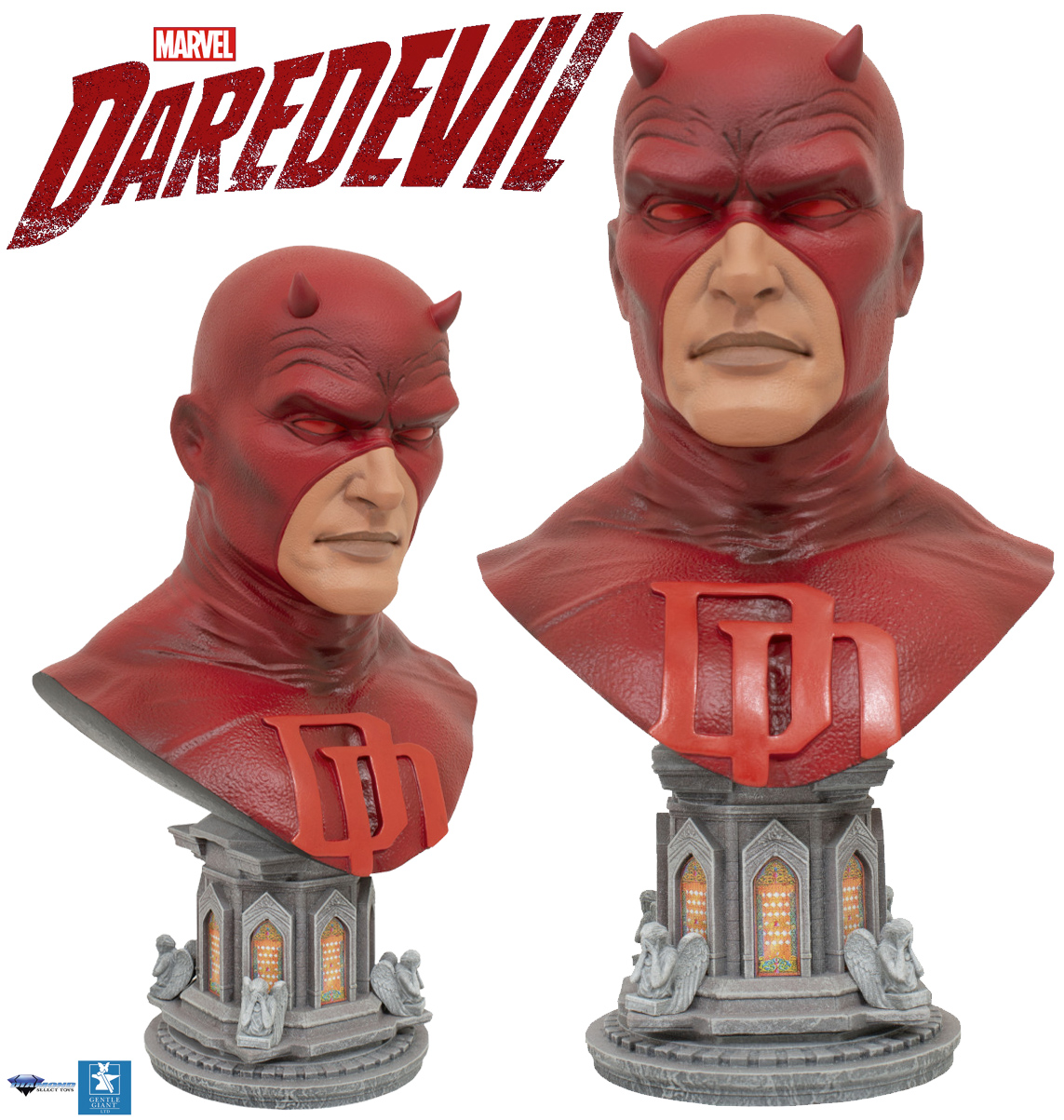 Busto Demolidor (Daredevil) Legends in 3D em Escala 1:2 (Marvel)