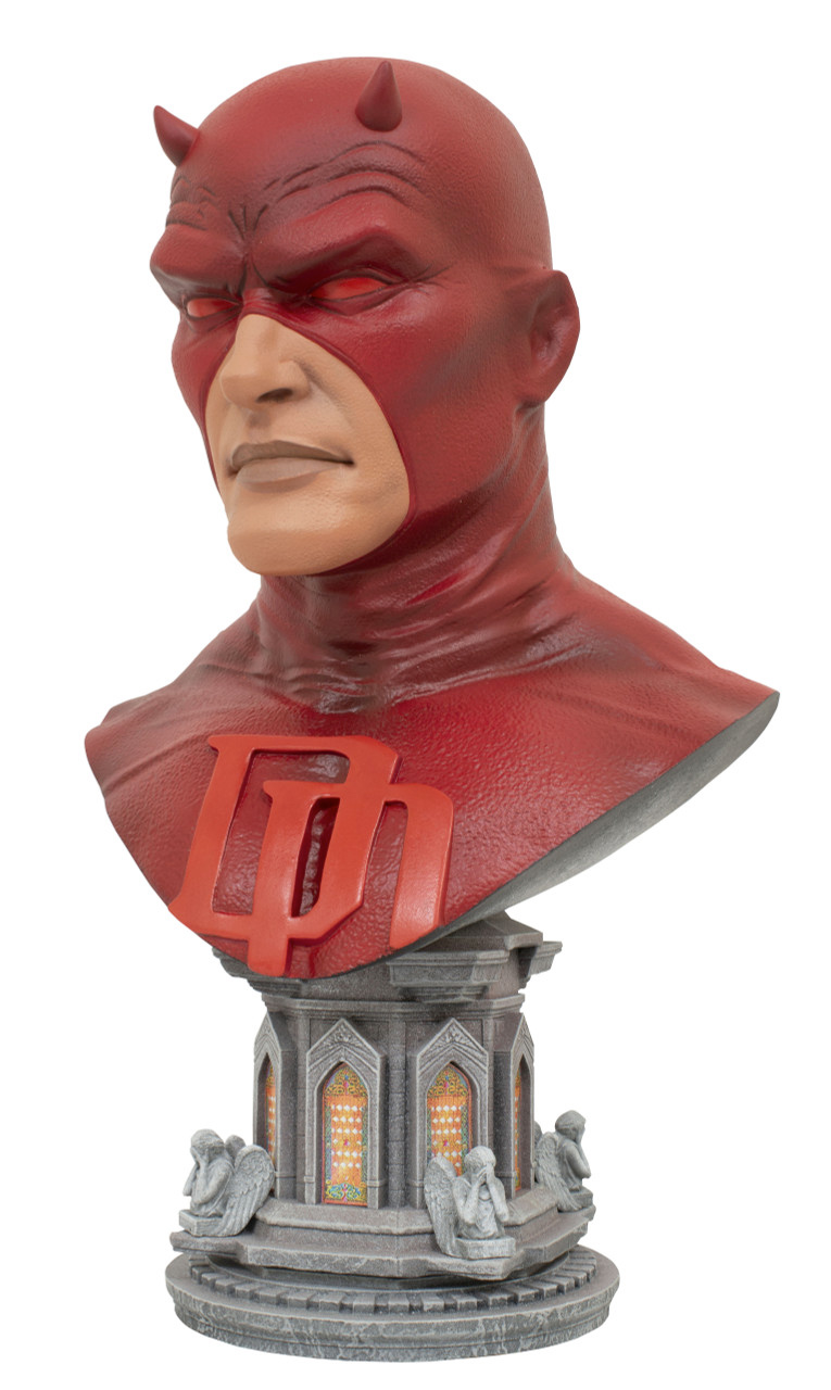 Busto Demolidor (Daredevil) Legends in 3D em Escala 1:2 (Marvel)
