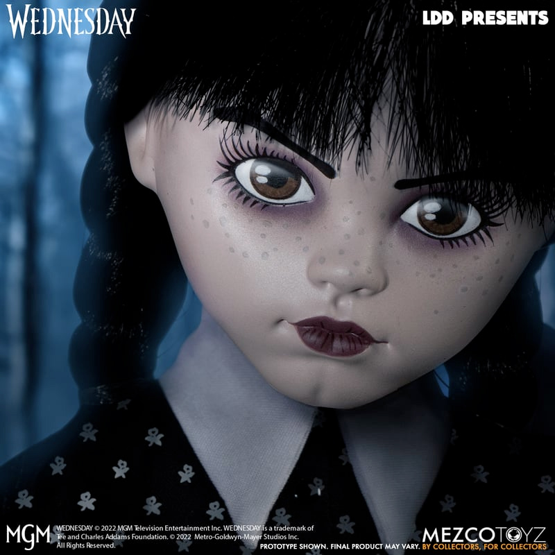 Living Dead Dolls Apresenta: Wednesday Addams (Jenna Ortega) da Série do Netflix