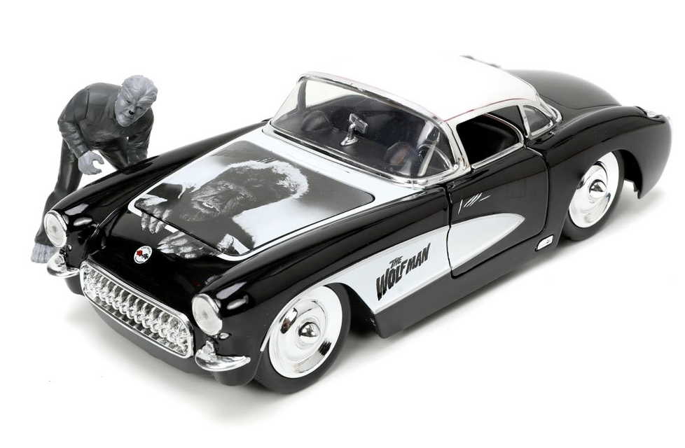 Universal Monsters Hollywood Rides: Wolfman & Chevrolet Corvette 1957