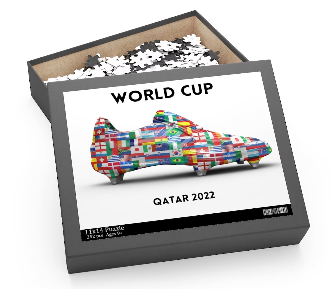 World Cup 2022 Football Boots 500-Piece Jigsaw Puzzle