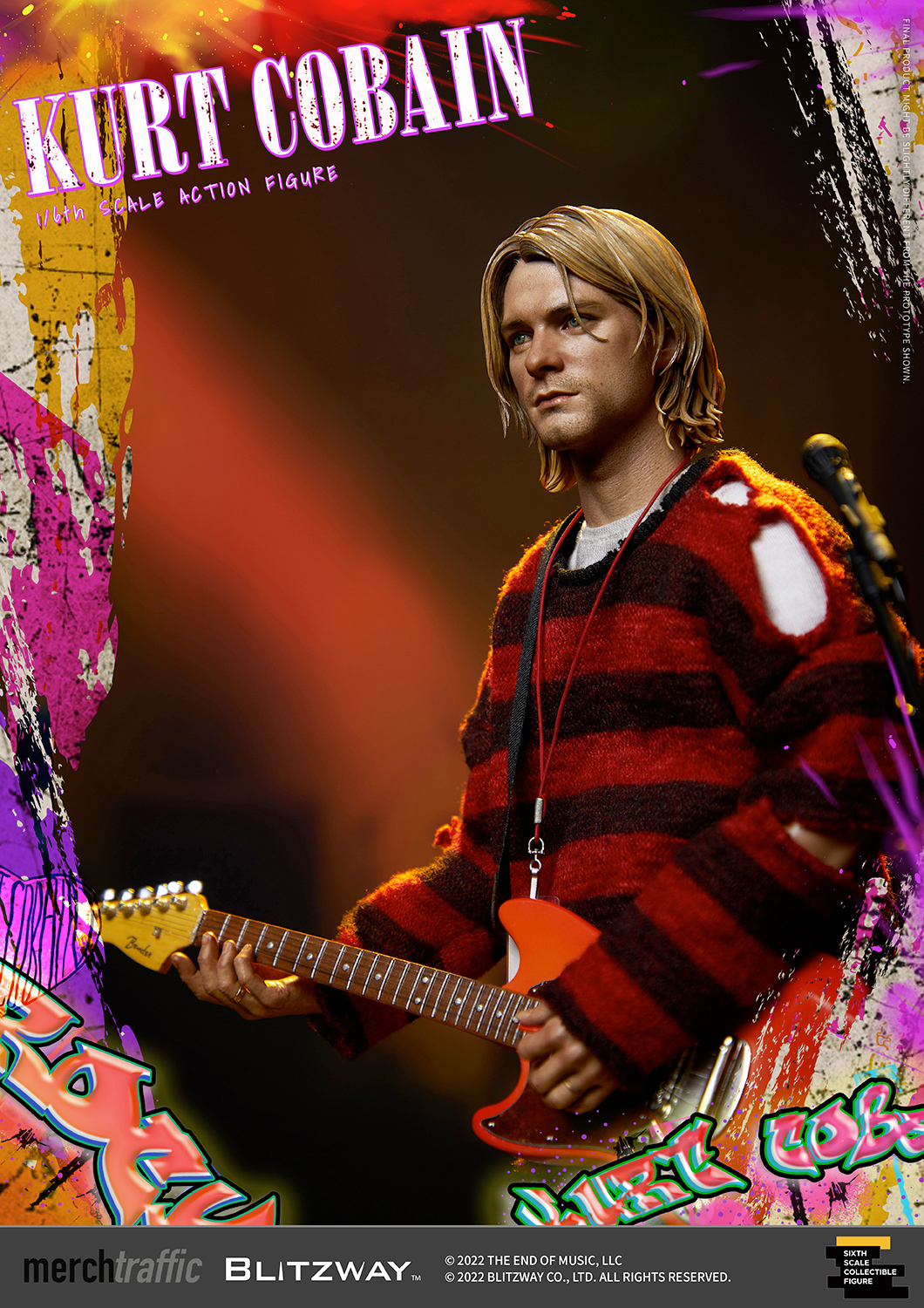 Kurt Cobain 1/6 Scale Blitzway
