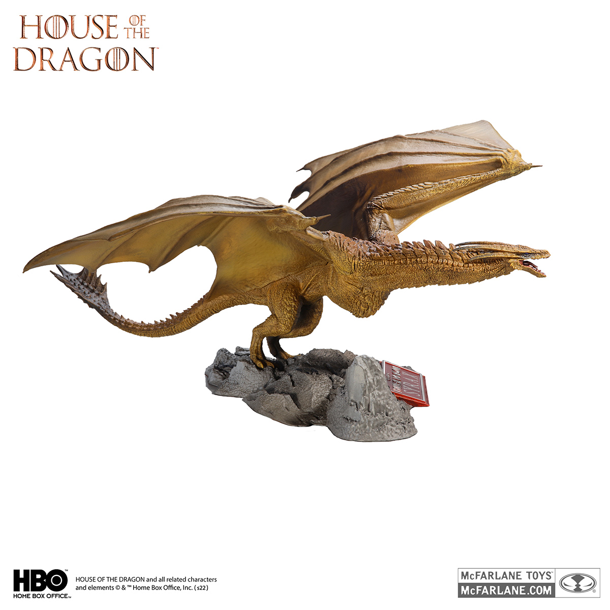 Dragões Syrax (Rhaenyra) e Caraxes (Daemon) de House of the Dragon –  Estátuas McFarlane Toys « Blog de Brinquedo