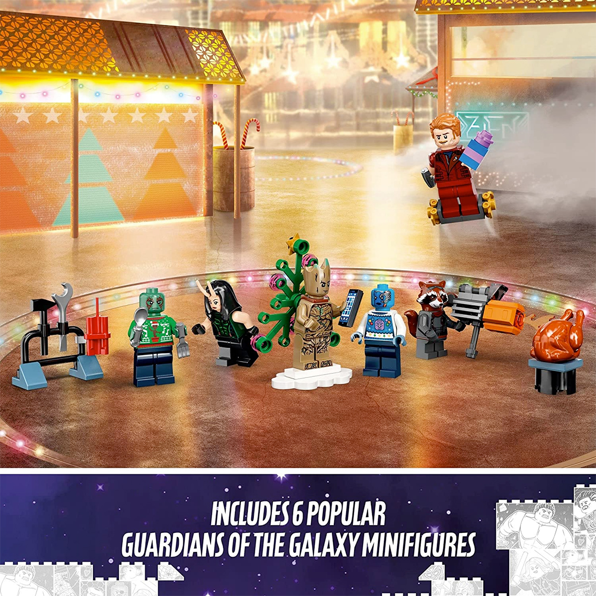 Calendário do Advento LEGO Guardians of the Galaxy Holiday Special