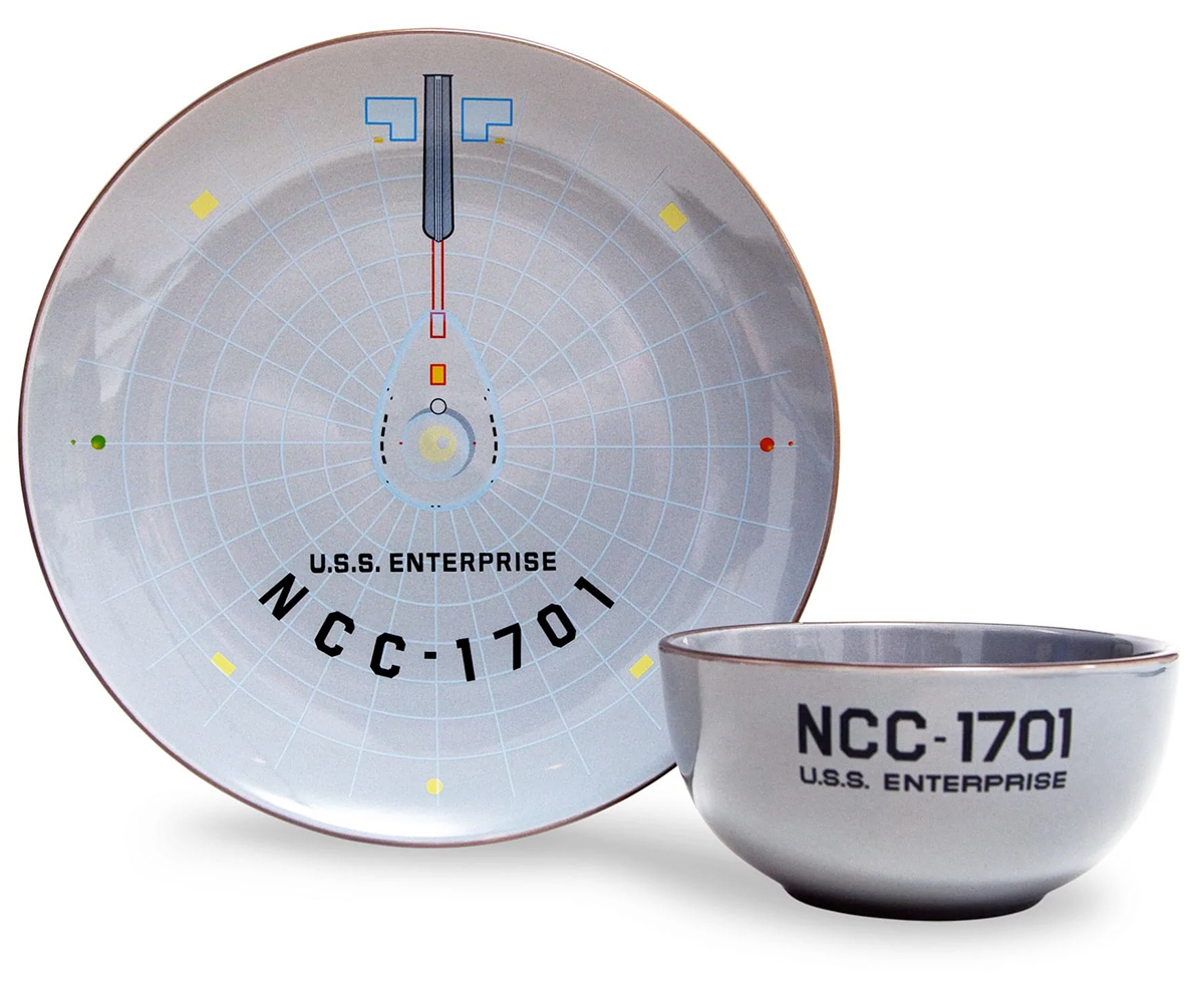Star Trek: The Original Series NCC-1701 8-Piece Ceramic Dinnerware