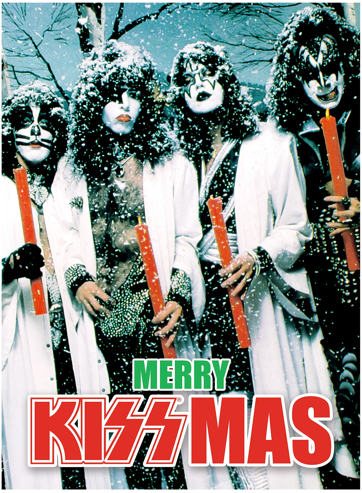 Quebra-Cabeça Merry Kissmas com a Banda de Rock KISS