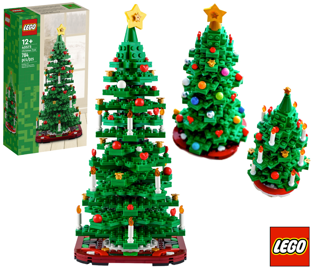 Árvore de Natal LEGO com Enfeites Coloridos « Blog de Brinquedo