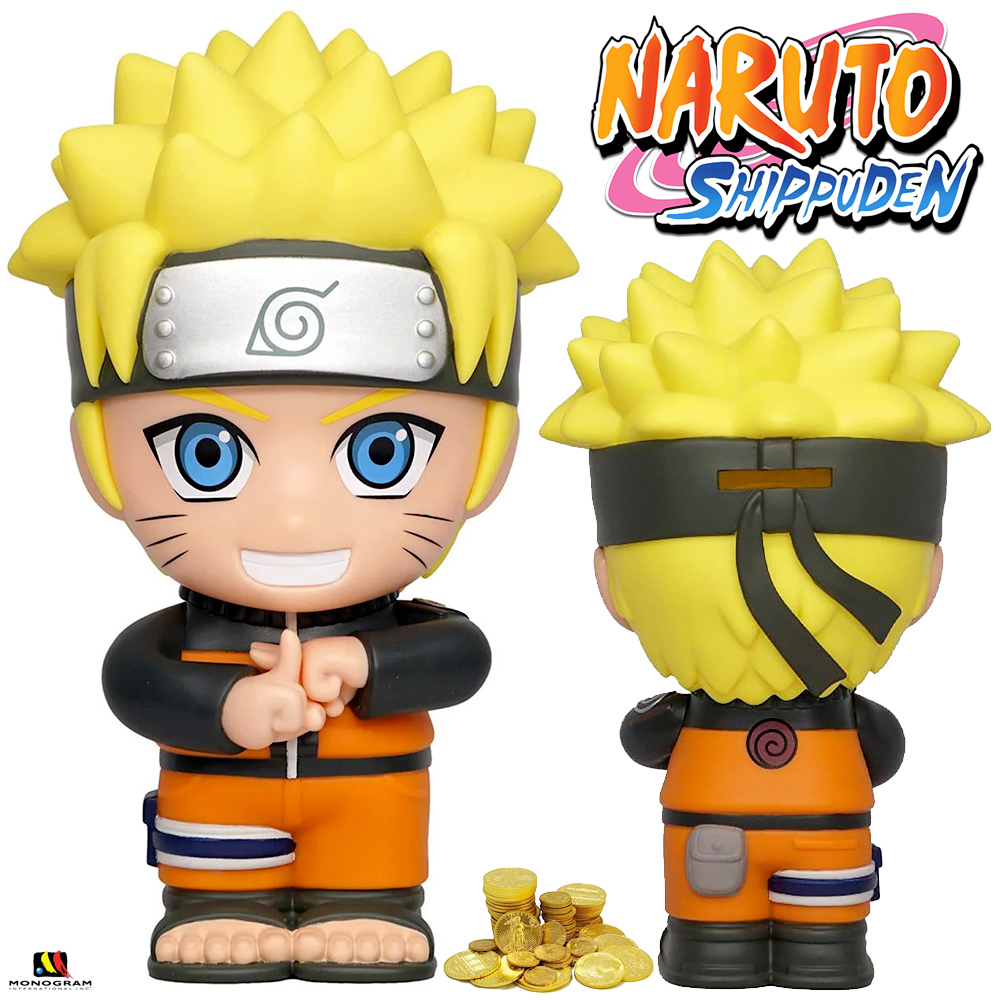 Cofre Naruto Uzumaki PVC Figural Bank em Estilo Chibi