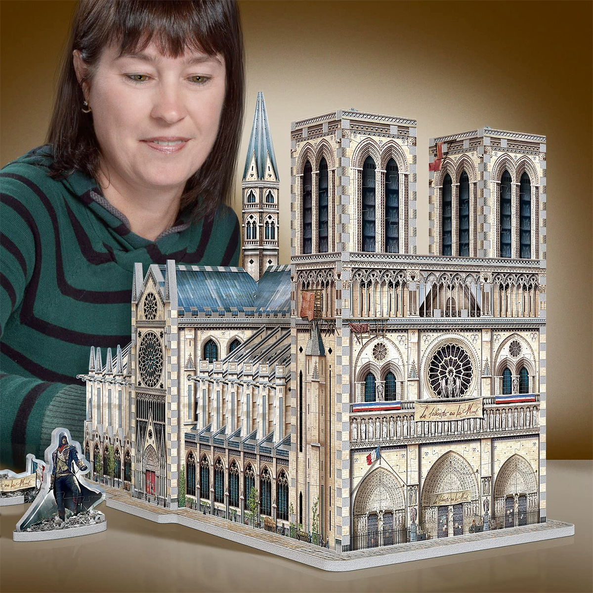 Notre Dame Cathedral Assassin's Creed Unity Wrebbit 3D Puzzle