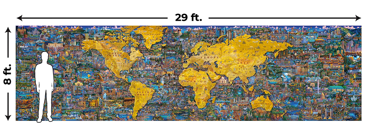 What a Wonderful World - World’s Largest Puzzle with 60,000 Pieces