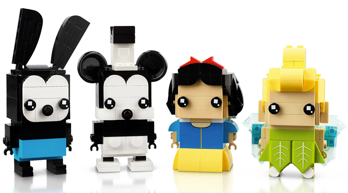 LEGO BrickHeadz Disney 100 Anos: Mickey, Oswald, Tinker Bell e Branca de Neve