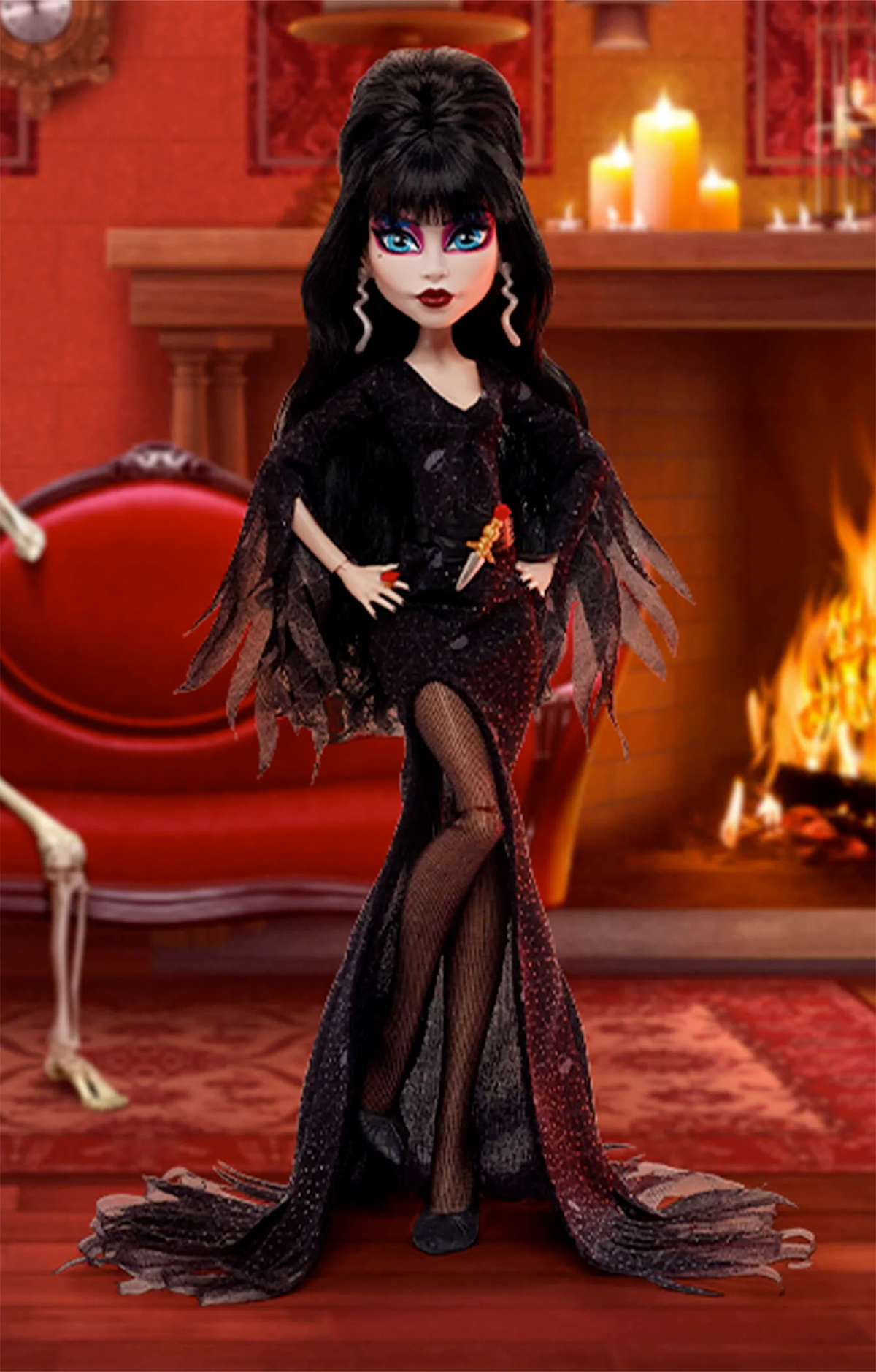 Boneca Monster High Elvira, a Rainha das Trevas