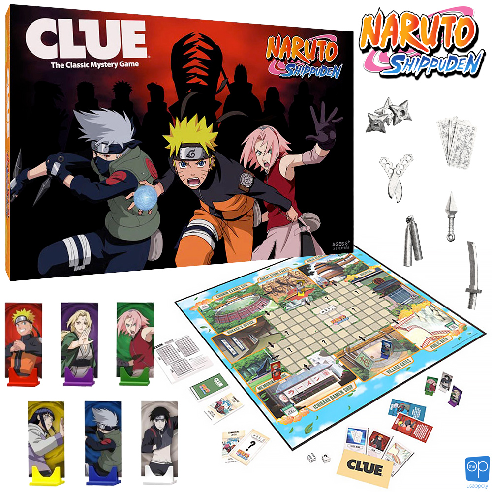 Jogo Clue (Detetive) Naruto Shippuden