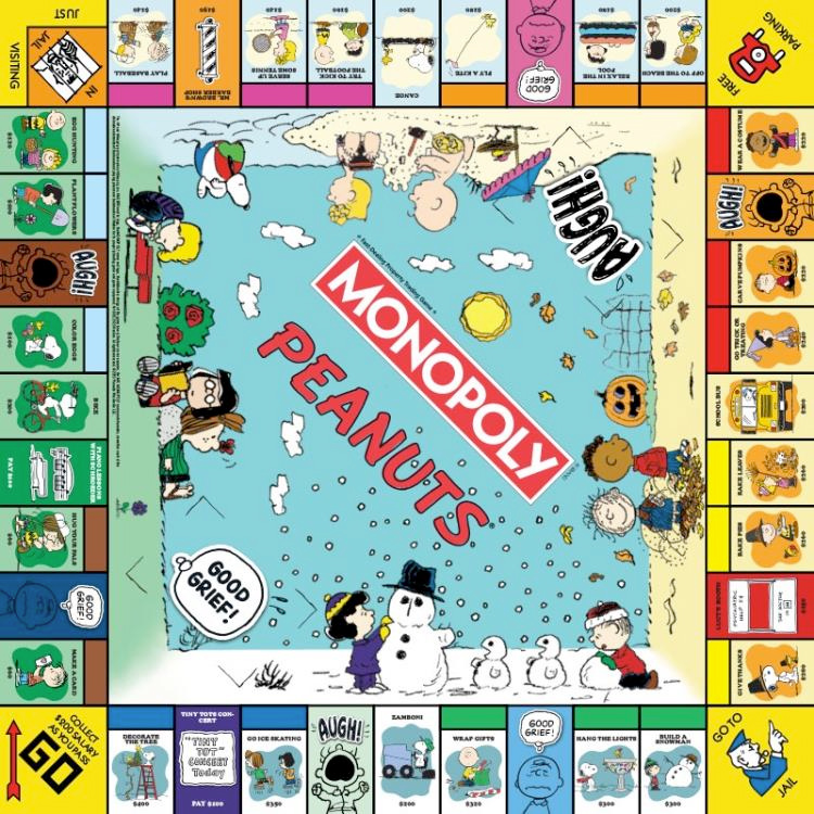 Jogo Monopoly Peanuts Quatro Estações do Ano