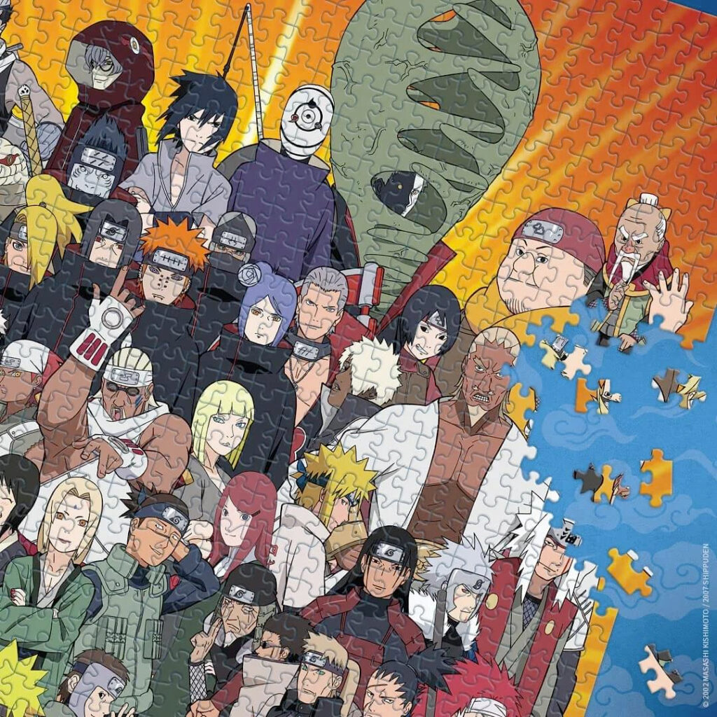 Quebra-Cabeça Naruto Shippuden “All Cast” com 1.000 peças « Blog de ...