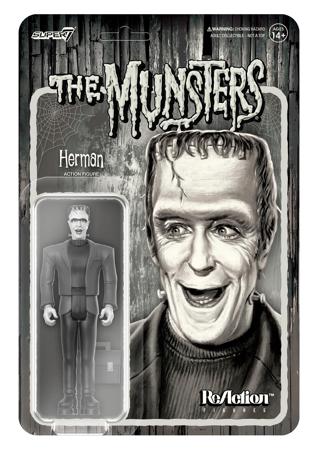 Munsters (Grayscale) ReAction Figures Wave 2