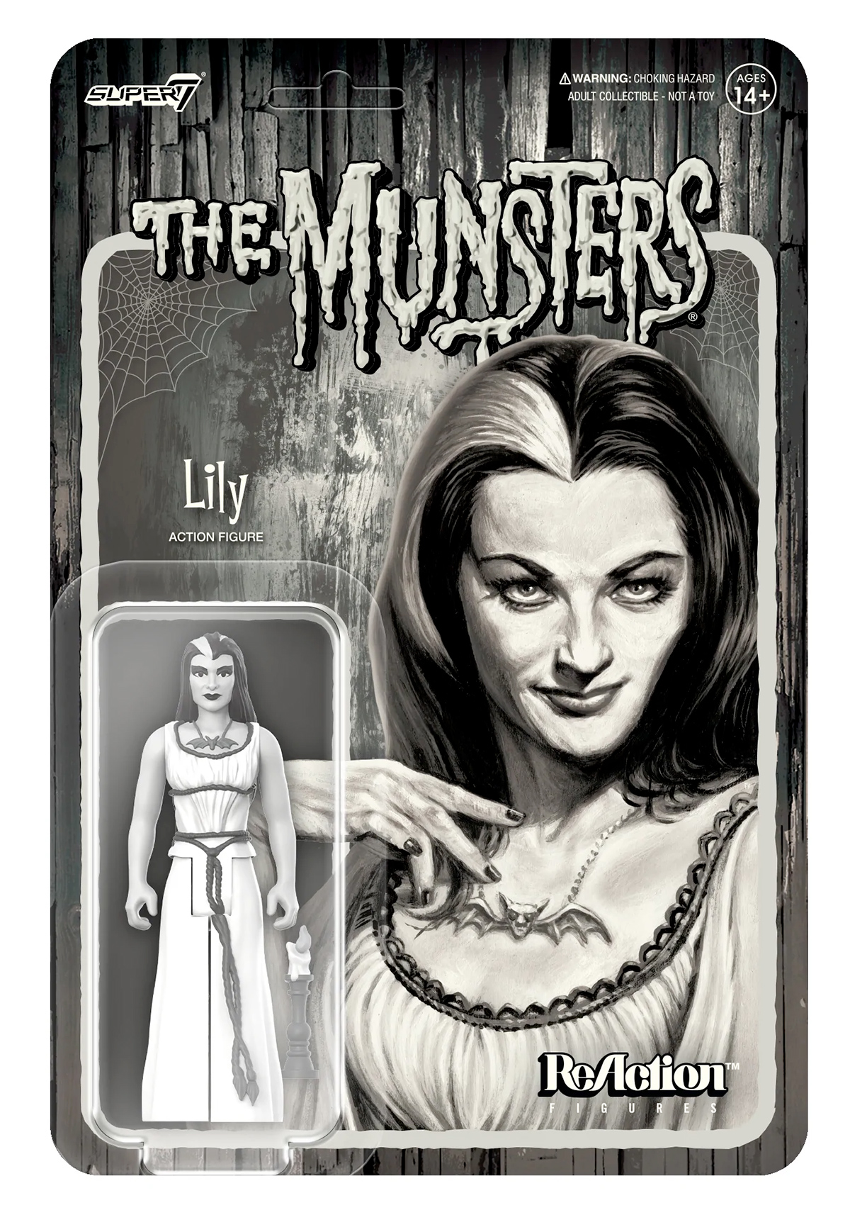 Munsters (Grayscale) ReAction Figures Wave 2
