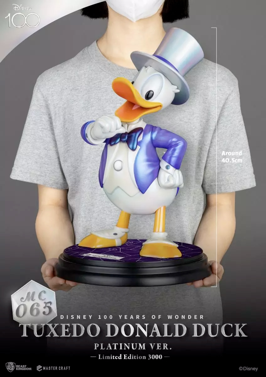 Tuxedo Donald Duck (Platinum Ver.) Disney 100 Years of Wonder Master Craft